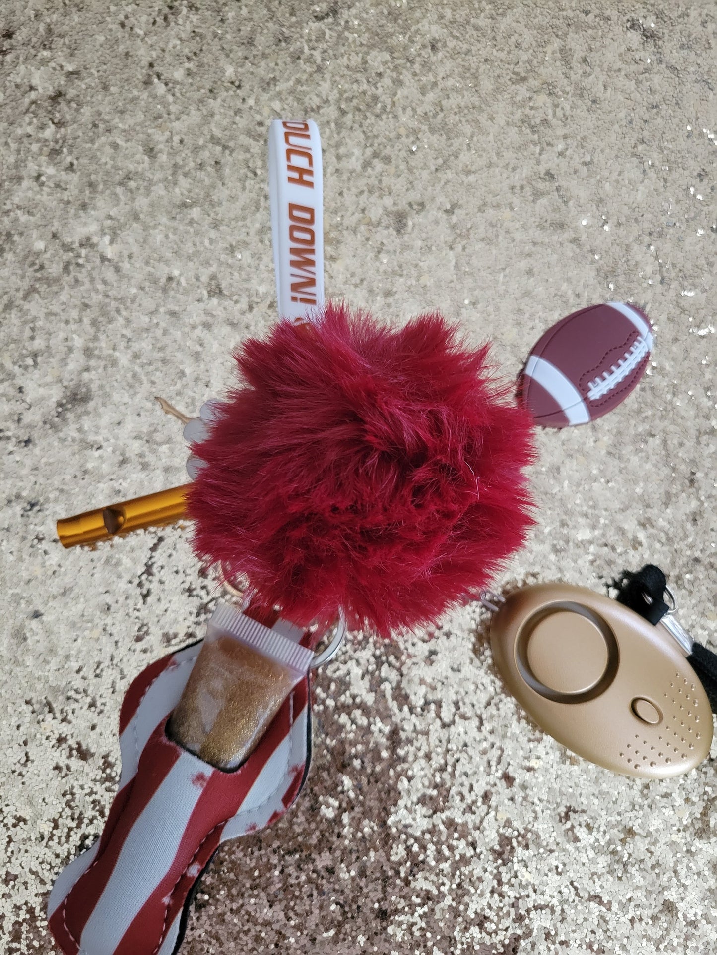 Football Inspired Safety Keychain Sets
