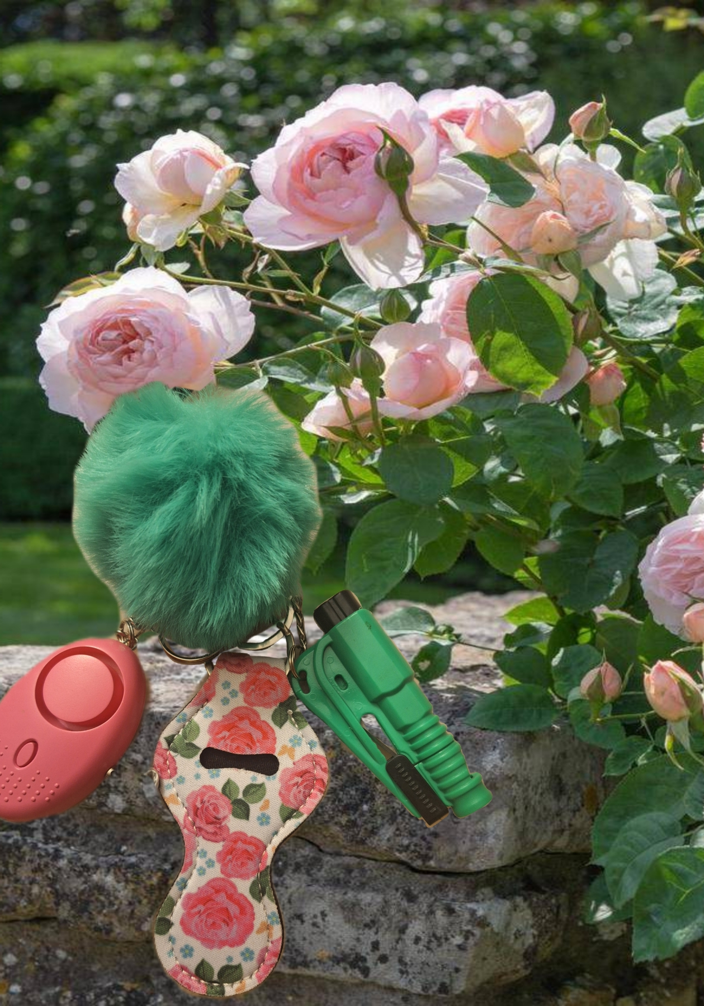 Mother's Day Floral Keychain