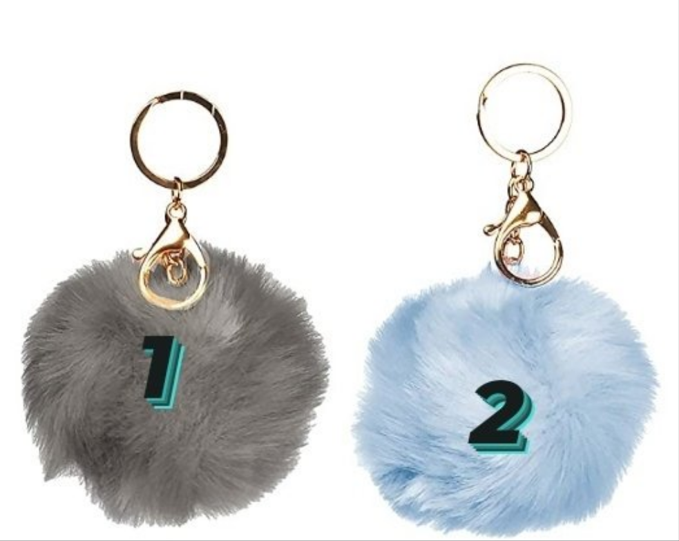 Puffball Keychain