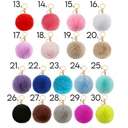 Puffball Keychain