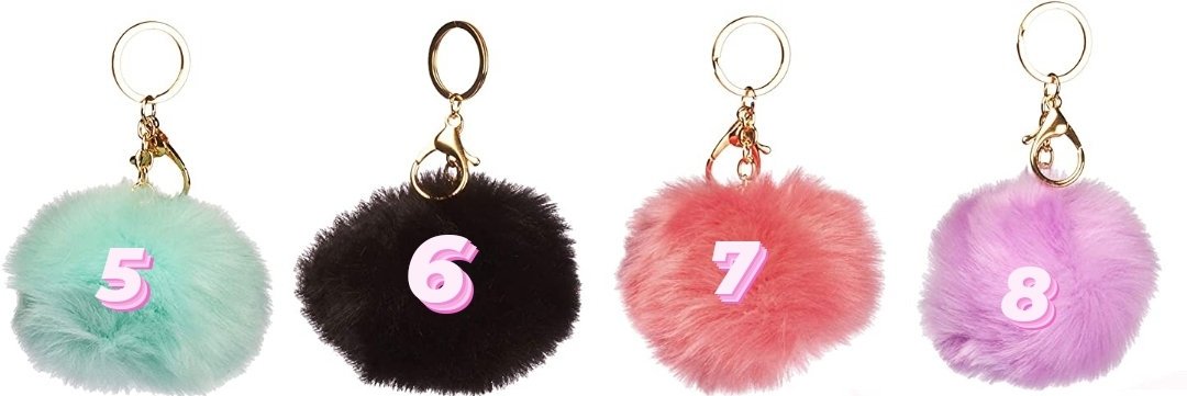 Puffball Keychain