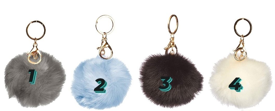 Puffball Keychain