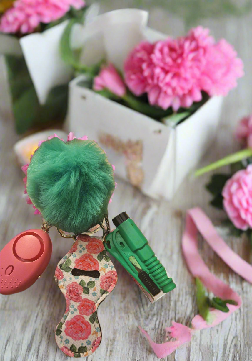 Mother's Day Floral Keychain